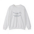 Funny Christmas Lights Crewneck Sweatshirt - It Was the Fourth Bulb From the End