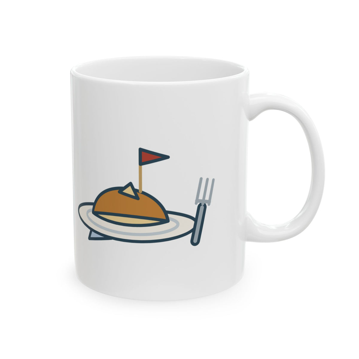 Cake Baker Coffee Mug - Leveled Cake Tops: The Baker's Lunch
