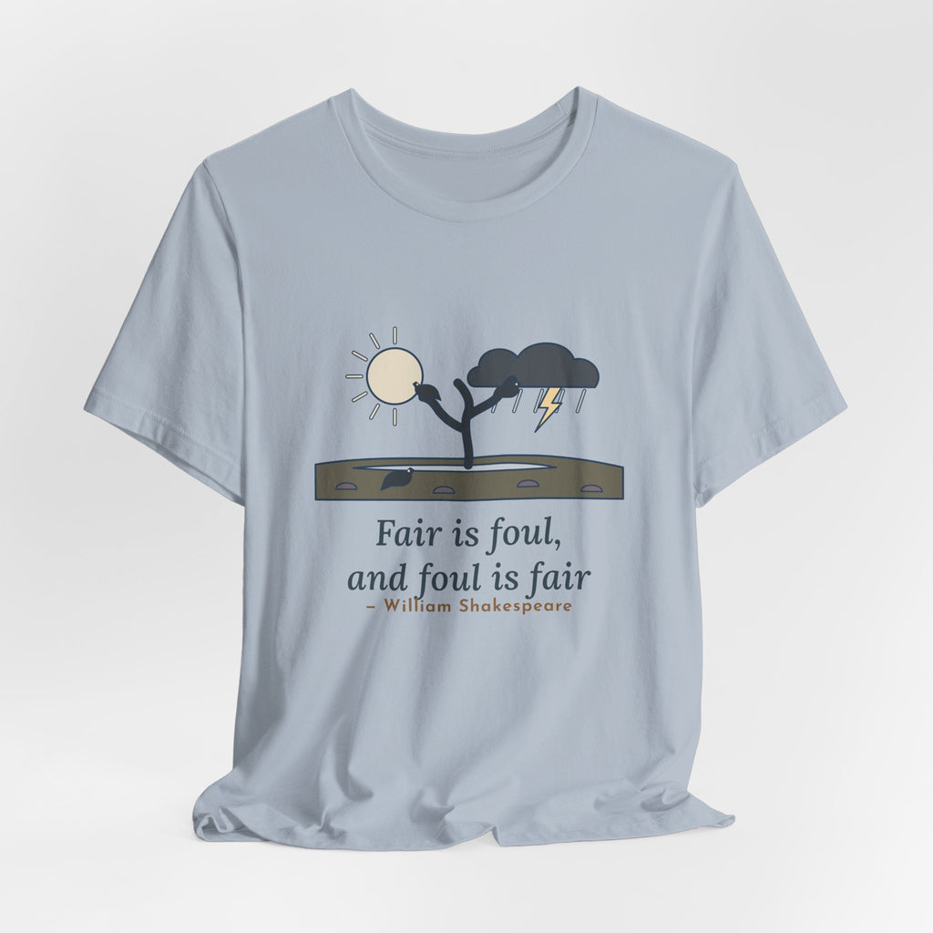 Shakespeare Quote T-Shirt, Fair Is Foul and Foul Is Fair, Gothic Twisted Heath Tree Tee