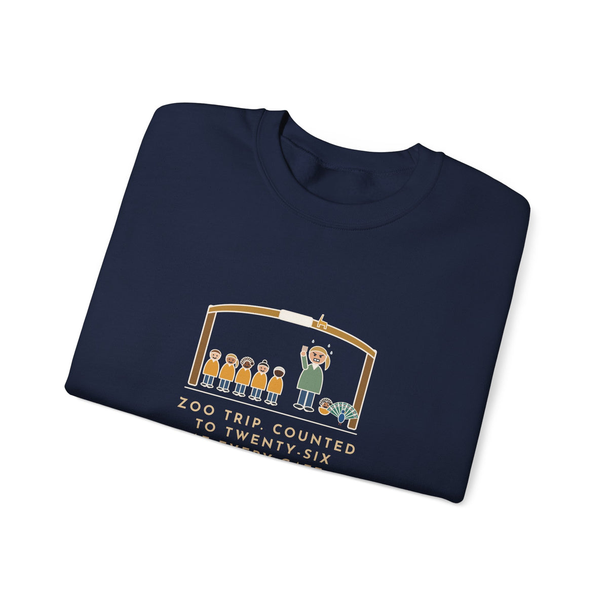 Field Trip Crewneck Sweatshirt - Counted Twenty-Five Once and Aged a Year