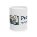 Practice Makes Perfect Mug, Youth Sports Proverb Coffee Mug 11oz, Backyard Practice