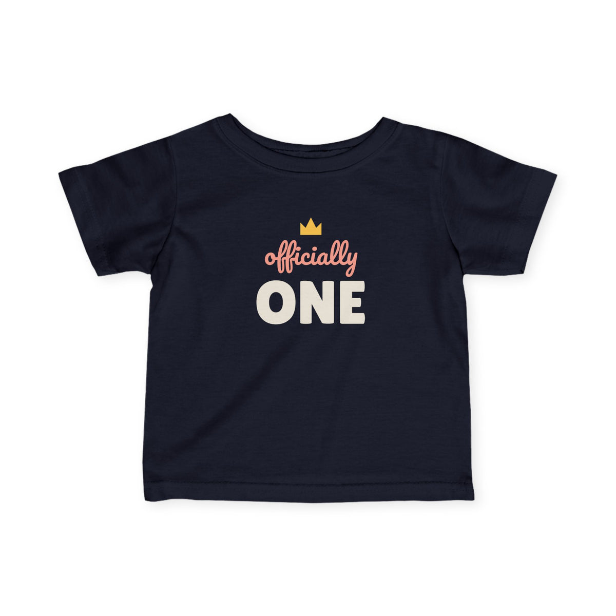 Officially One Baby T-Shirt, 1st Birthday Infant Tee