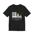 Siberian Cat T-Shirt - Asked to Go Out in a Snowstorm, Sat in the Snowbank, Pleased
