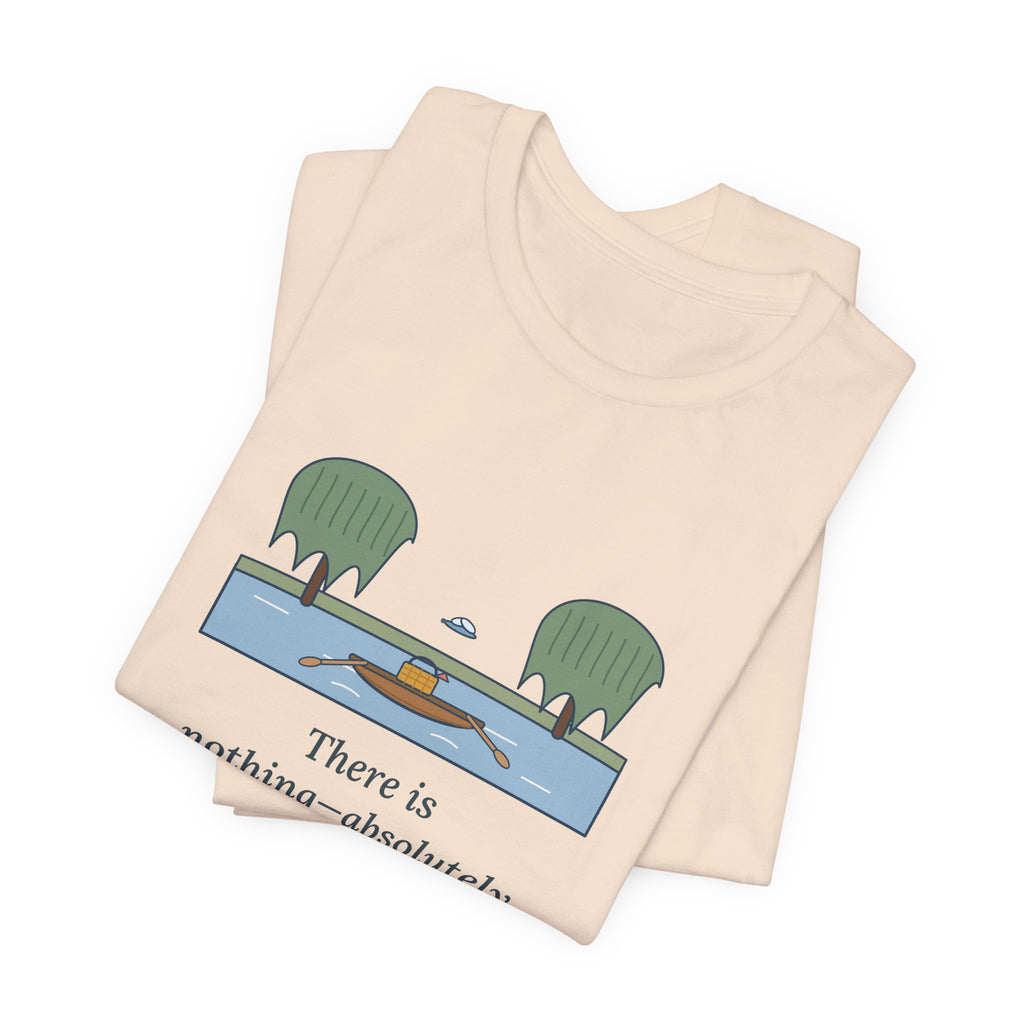 Grahame Quote T-Shirt, Simply Messing About in Boats, Boating River Rowboat Tee