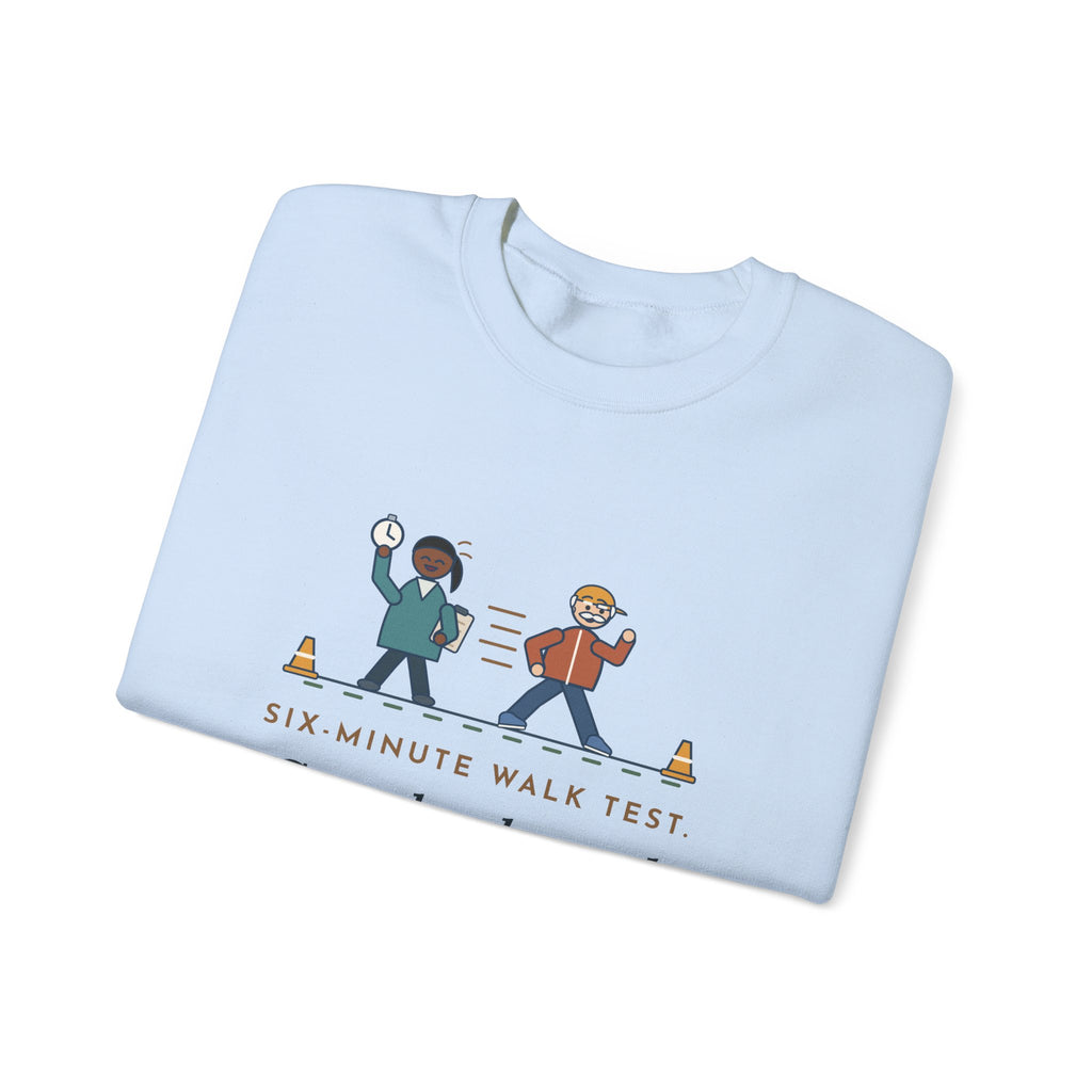 Pulmonary Rehab Nurse Crewneck Sweatshirt - Grandpa Lapped the Nurse