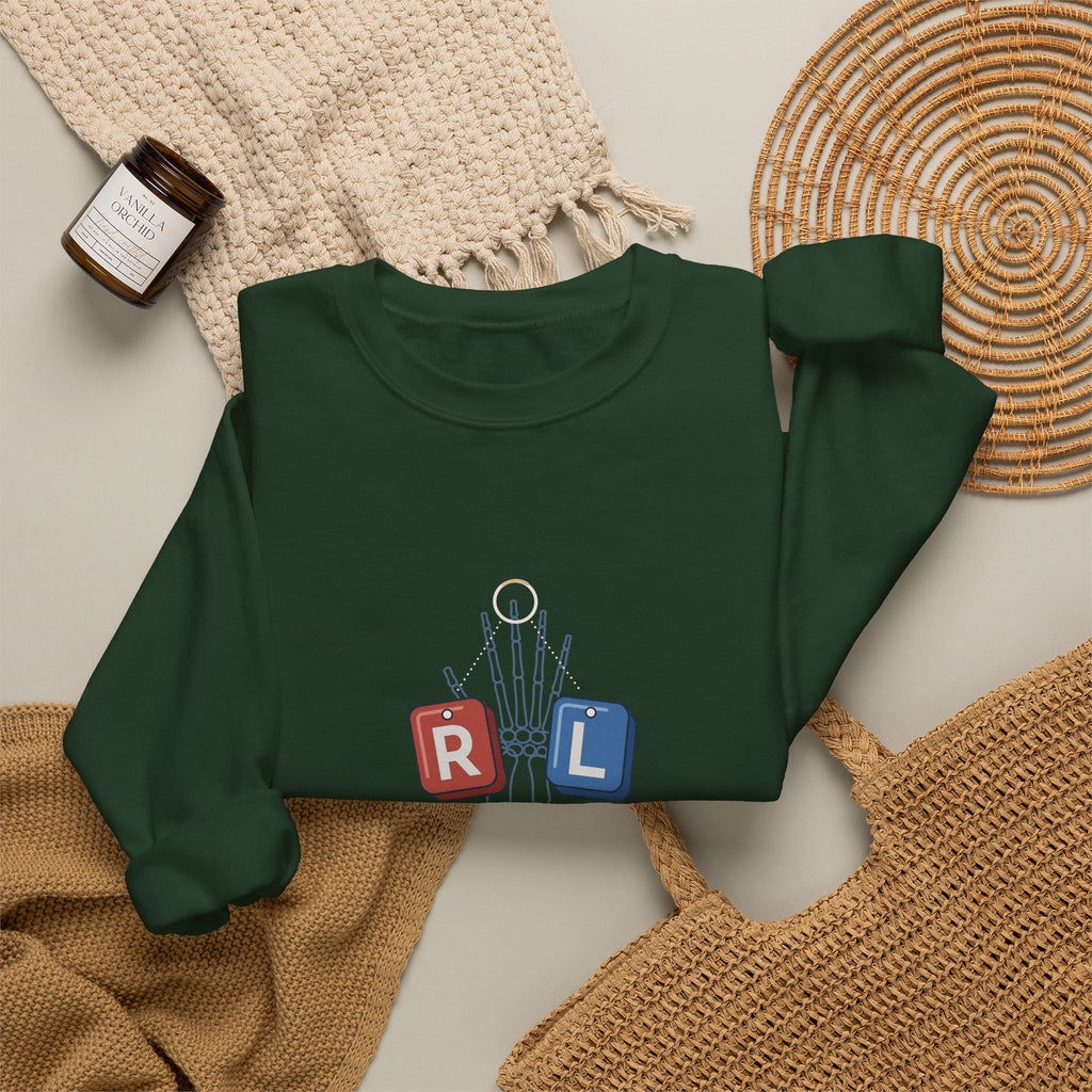 Radiology Tech Crewneck Sweatshirt - I Always Know My Left From My Right Gift