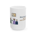 Large Faith Community Nurse Mug 15oz - Blood Pressure Checks After the Second Service
