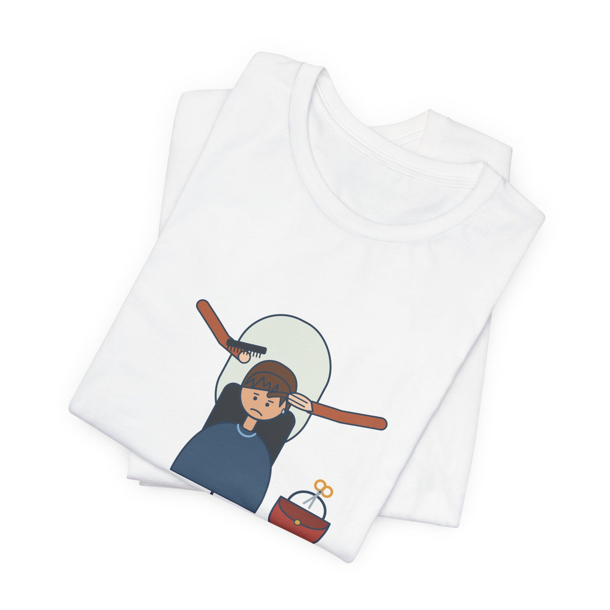 Hairstylist T-Shirt - Who Cut Your Bangs? Oh. You Did. Funny Salon Tee