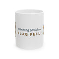 Chess Coffee Mug - Winning Position. Flag Fell. Blitz Player Gift Mug