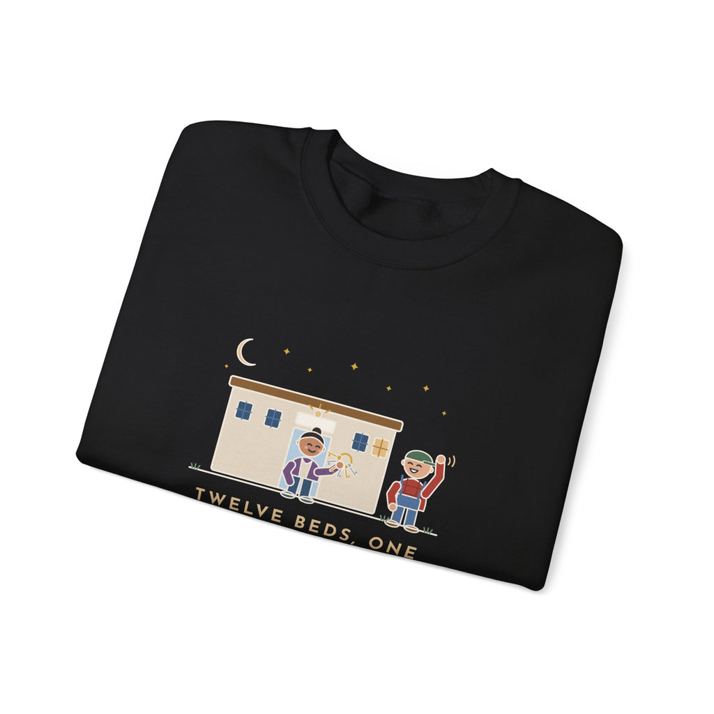 Critical Access Nurse Crewneck Sweatshirt - Twelve Beds, One Night Nurse, I Also Unlock the Door