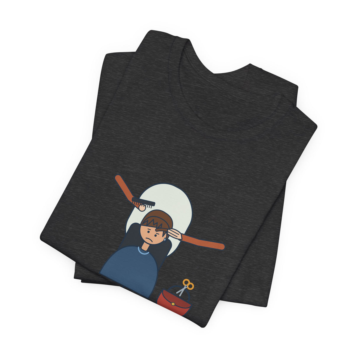 Hairstylist T-Shirt - Who Cut Your Bangs? Oh. You Did. Funny Salon Tee