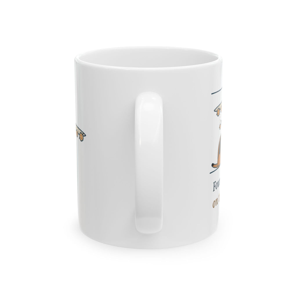 German Shepherd Coffee Mug - Found Shepherd Fur on the Ceiling Fan GSD Owner Gift