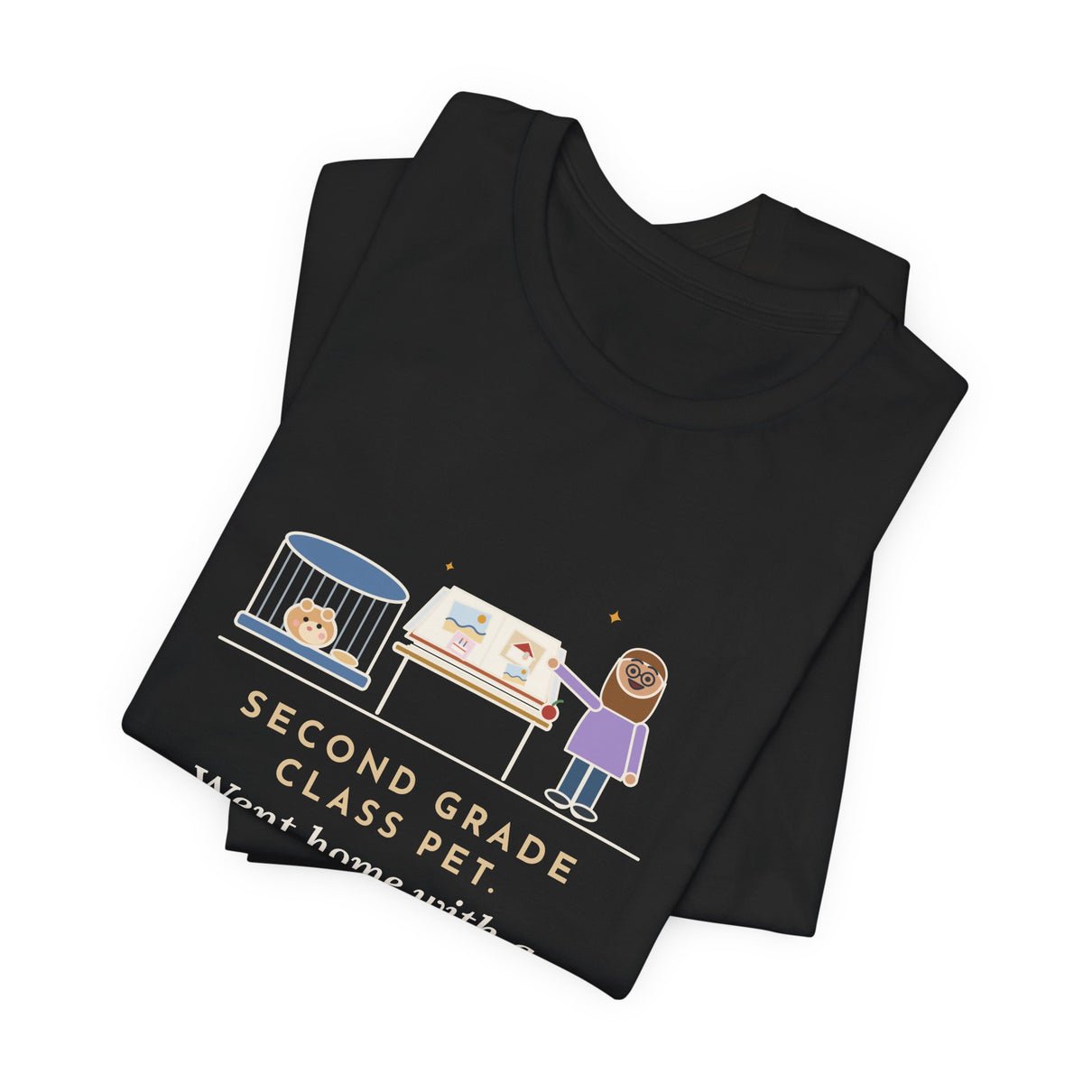 Funny Class Pet T-Shirt, Went Home with a Different Family Every Weekend, Came Back with a Scrapbook, Weekend Scrapbook Tee