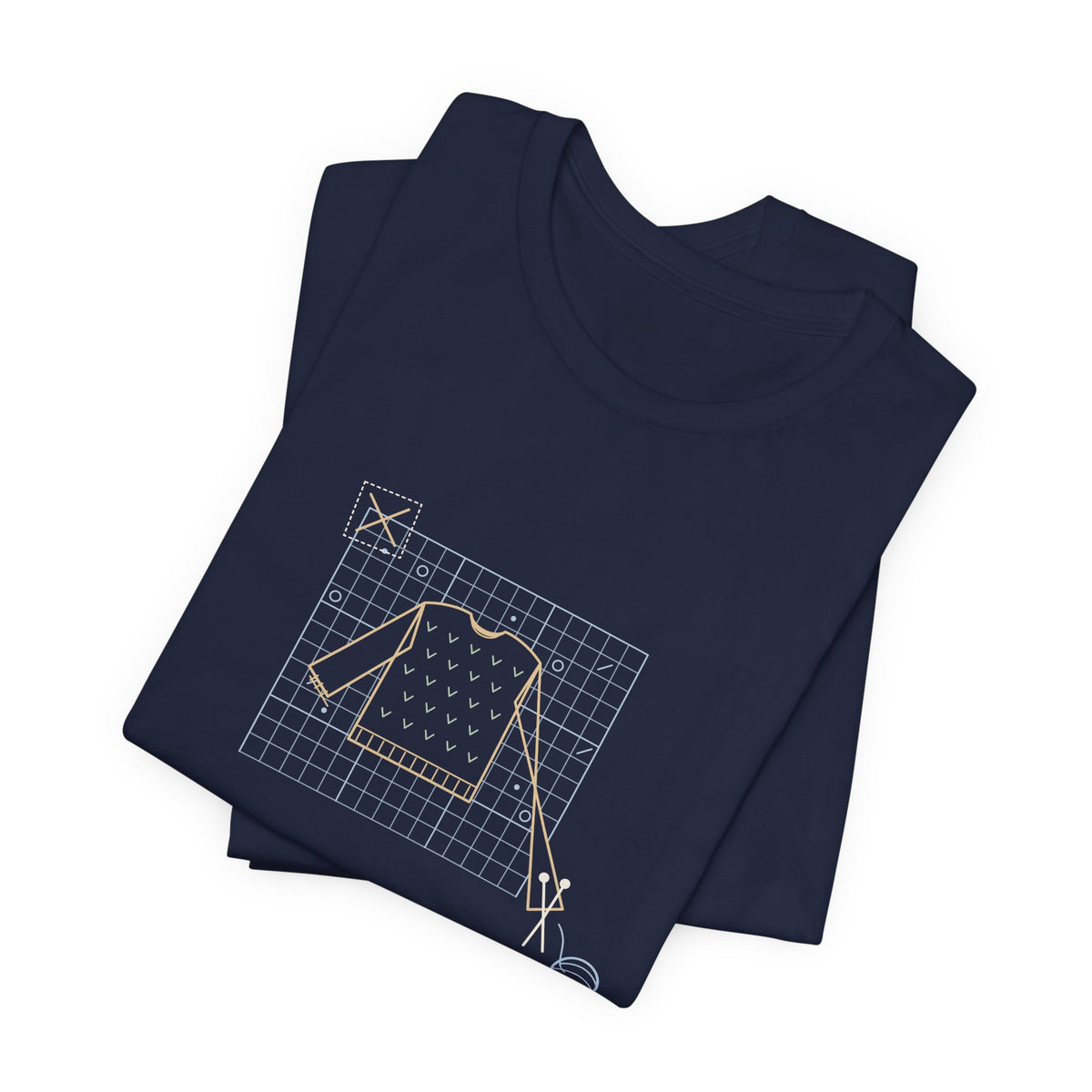 Knitting T-Shirt - Gauge Swatch: Skipped. Consequences: Pending. Knitter Tee