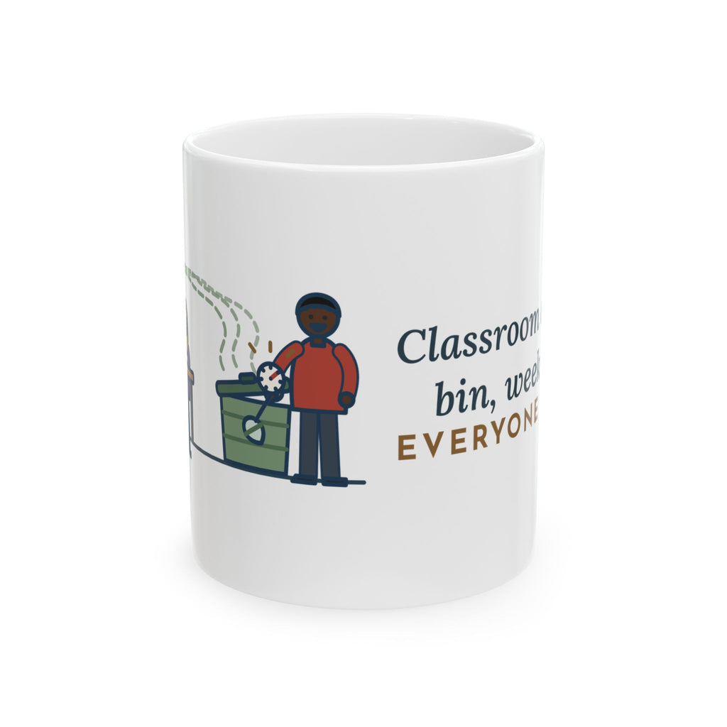 Environmental Science Teacher Mug - Classroom Compost Bin, Week Three 11oz Coffee Mug