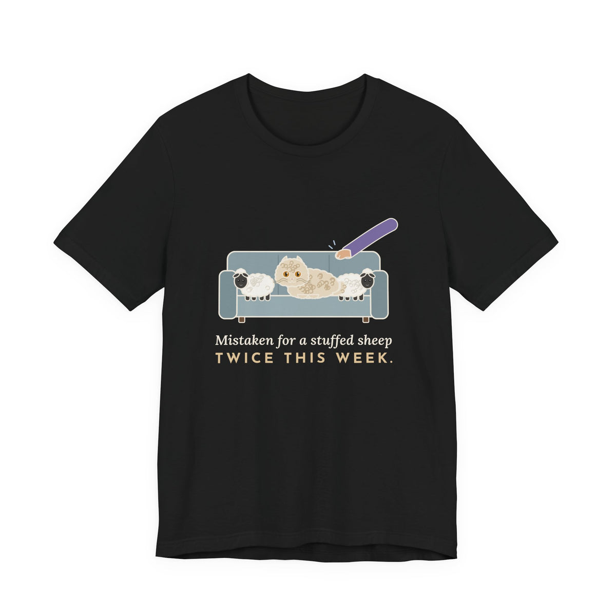Selkirk Rex Cat T-Shirt - Mistaken for a Stuffed Sheep Twice This Week