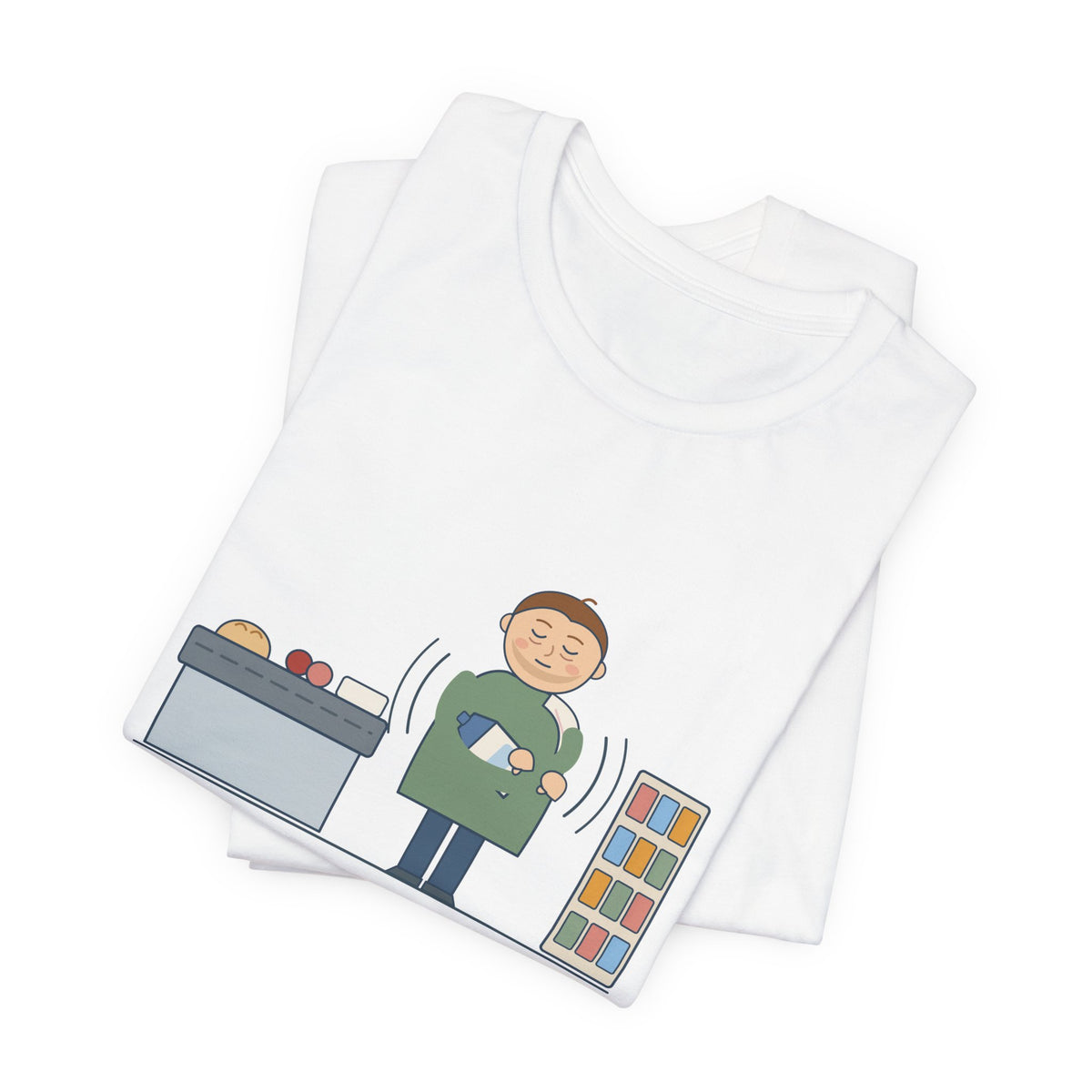 New Dad T-Shirt - Swaying in the Checkout Line. No Baby. Funny New Parent Tee