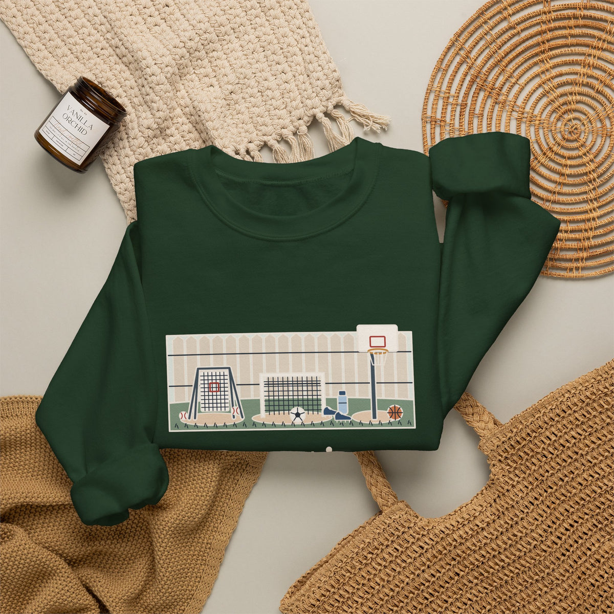 Practice Makes Perfect Sweatshirt, Youth Sports Proverb Crewneck, Backyard Practice
