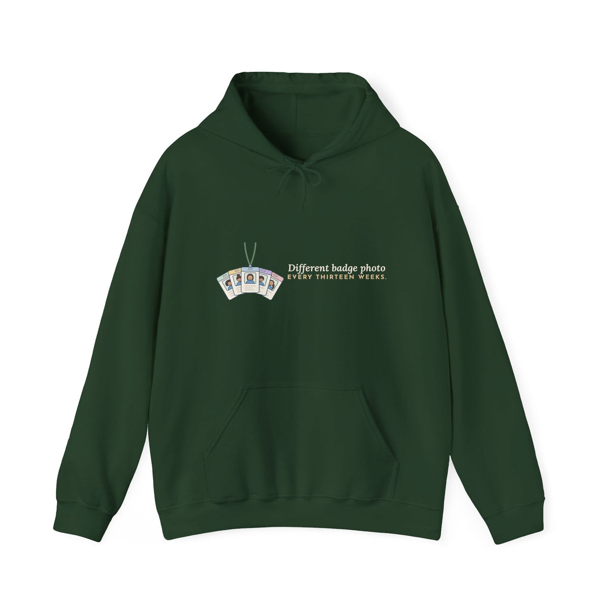 Travel Nurse Hoodie - Different Badge Photo Every Thirteen Weeks Nurse Gift