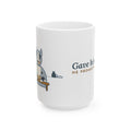 Large 15oz Australian Shepherd Mug - Gave Him a Job. He Promoted Himself.