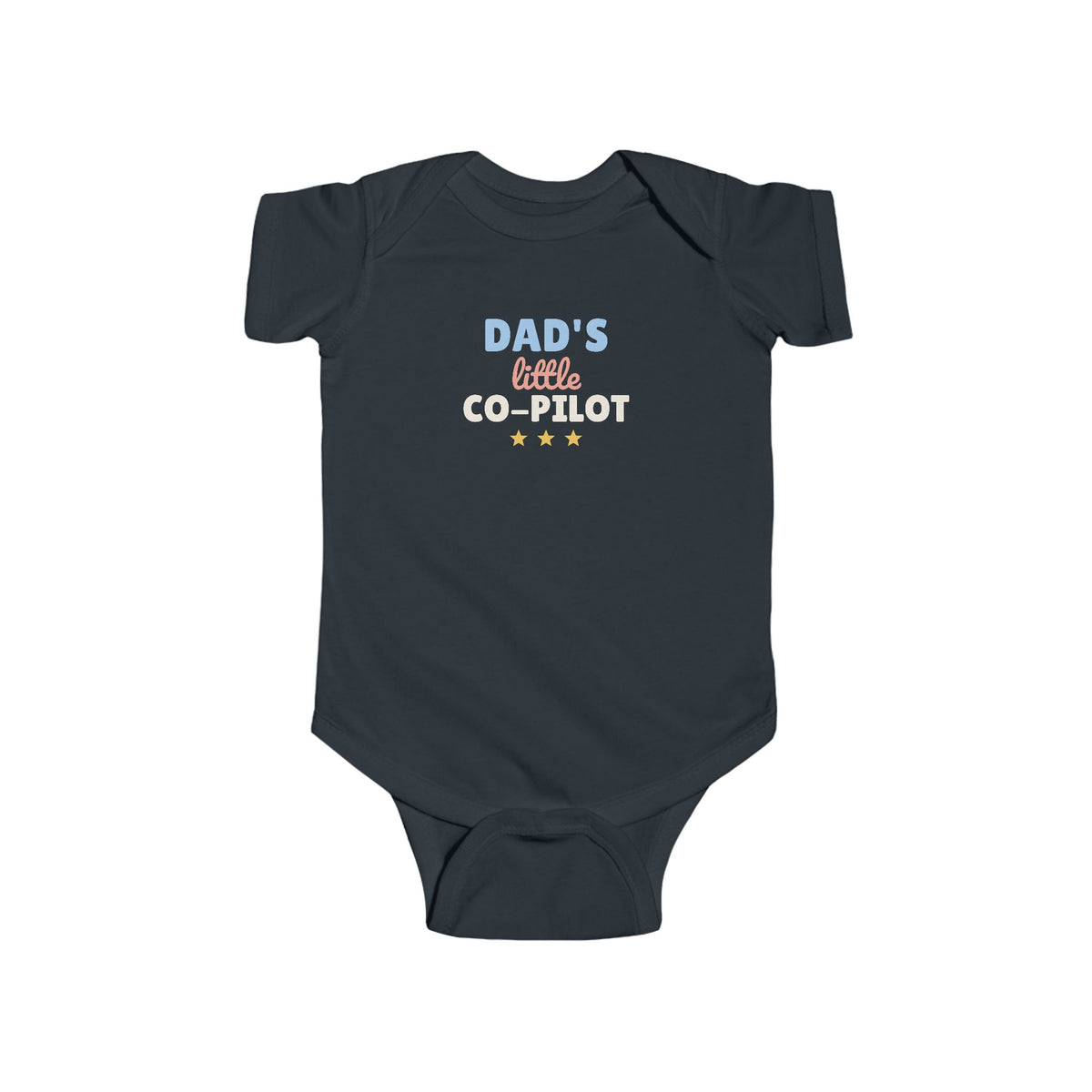 Dad's Little Co-Pilot Baby Bodysuit, Daddy and Baby Outfit