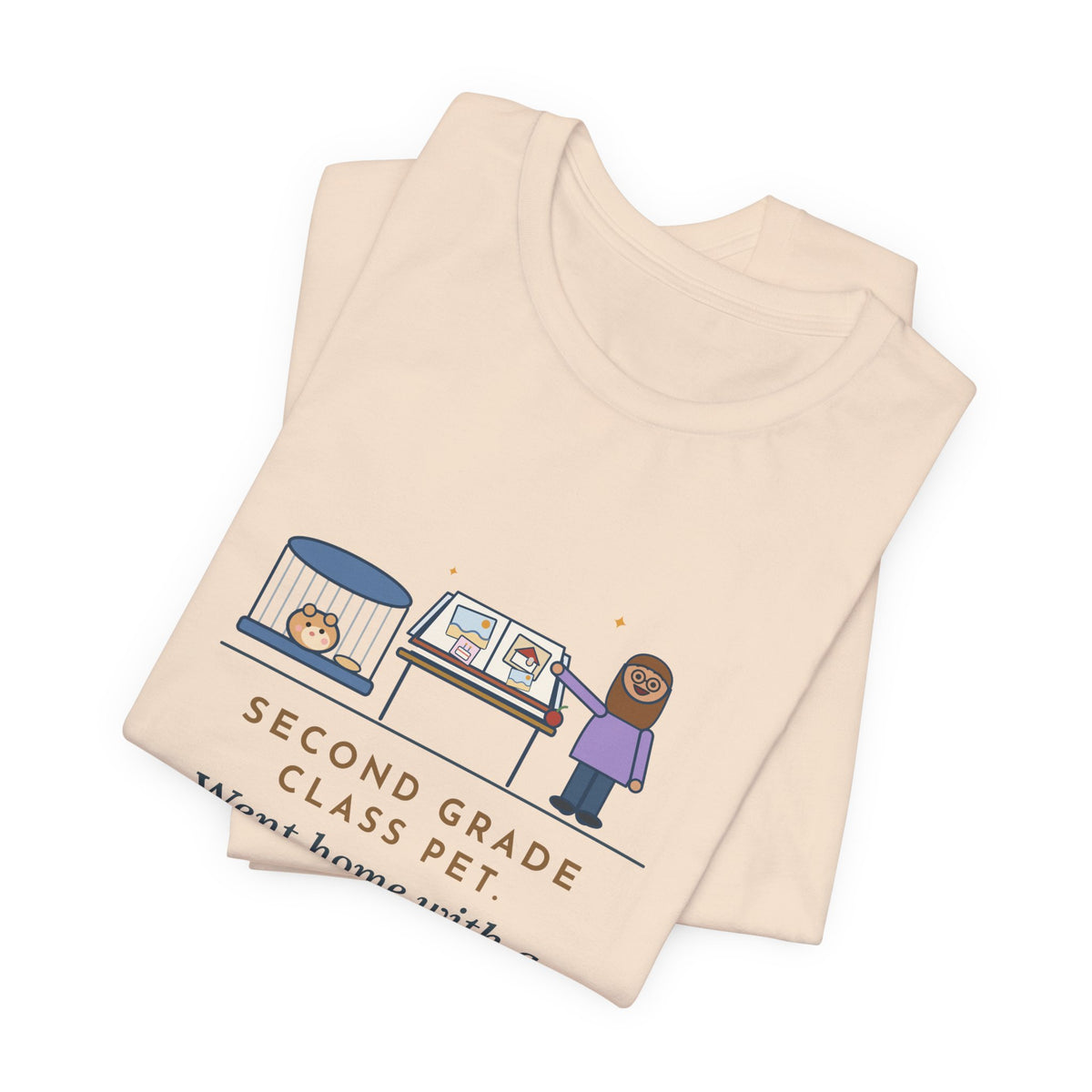 Funny Class Pet T-Shirt, Went Home with a Different Family Every Weekend, Came Back with a Scrapbook, Weekend Scrapbook Tee