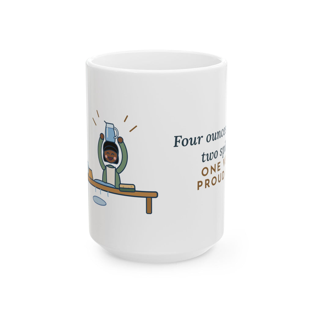 Large 15oz Montessori Guide Mug - Pitcher, Puddle and One Very Proud Kid