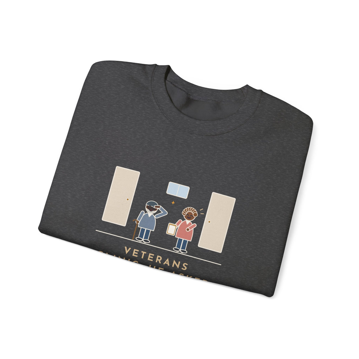 Veterans Clinic Nurse Crewneck Sweatshirt - My Branch Is Nursing