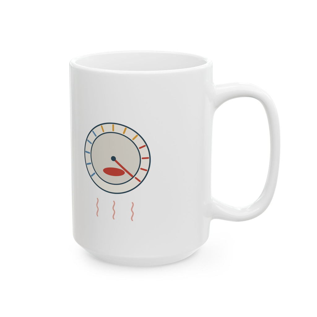 Large Burn Nurse Coffee Mug 15oz - Ninety Degrees in the Room. Gowned Up Anyway.
