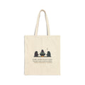 Double, Double Toil and Trouble Tote Bag, Shakespeare Quote Tote with Cauldron Moon