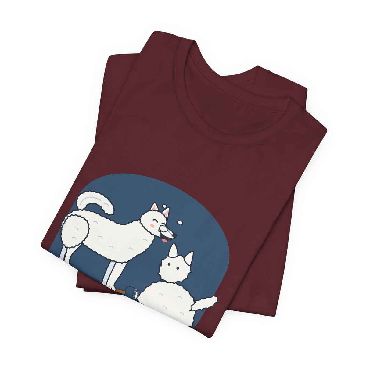 Samoyed T-Shirt - Enough Fluff for a Second Samoyed. Funny Sammy Owner Tee