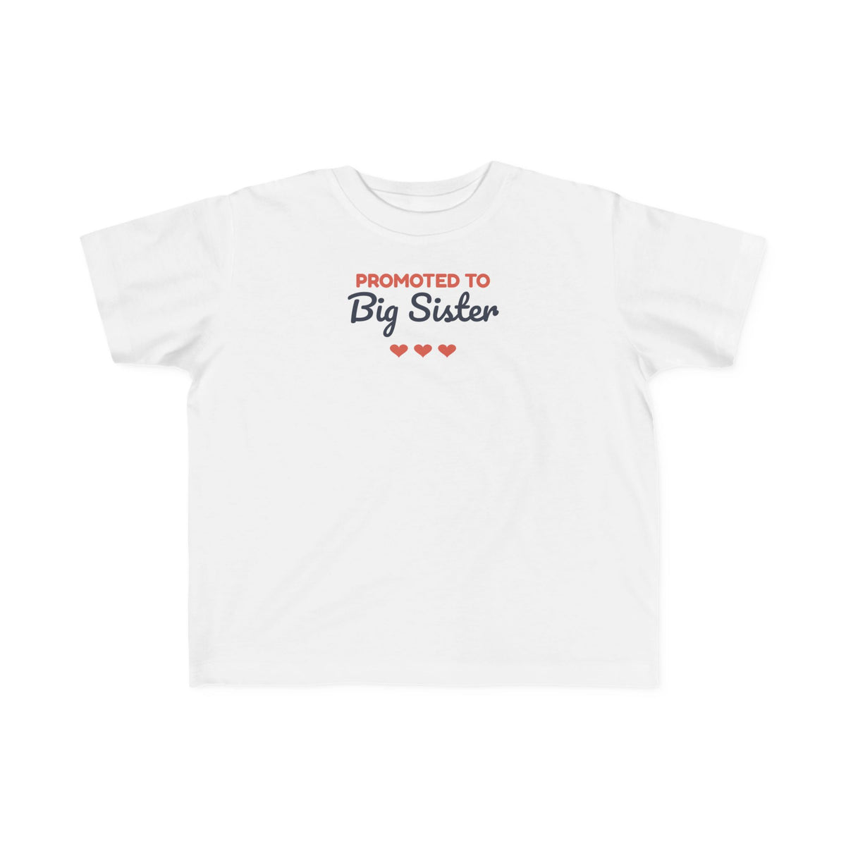 Promoted to Big Sister Toddler T-Shirt, Big Sister Announcement Shirt