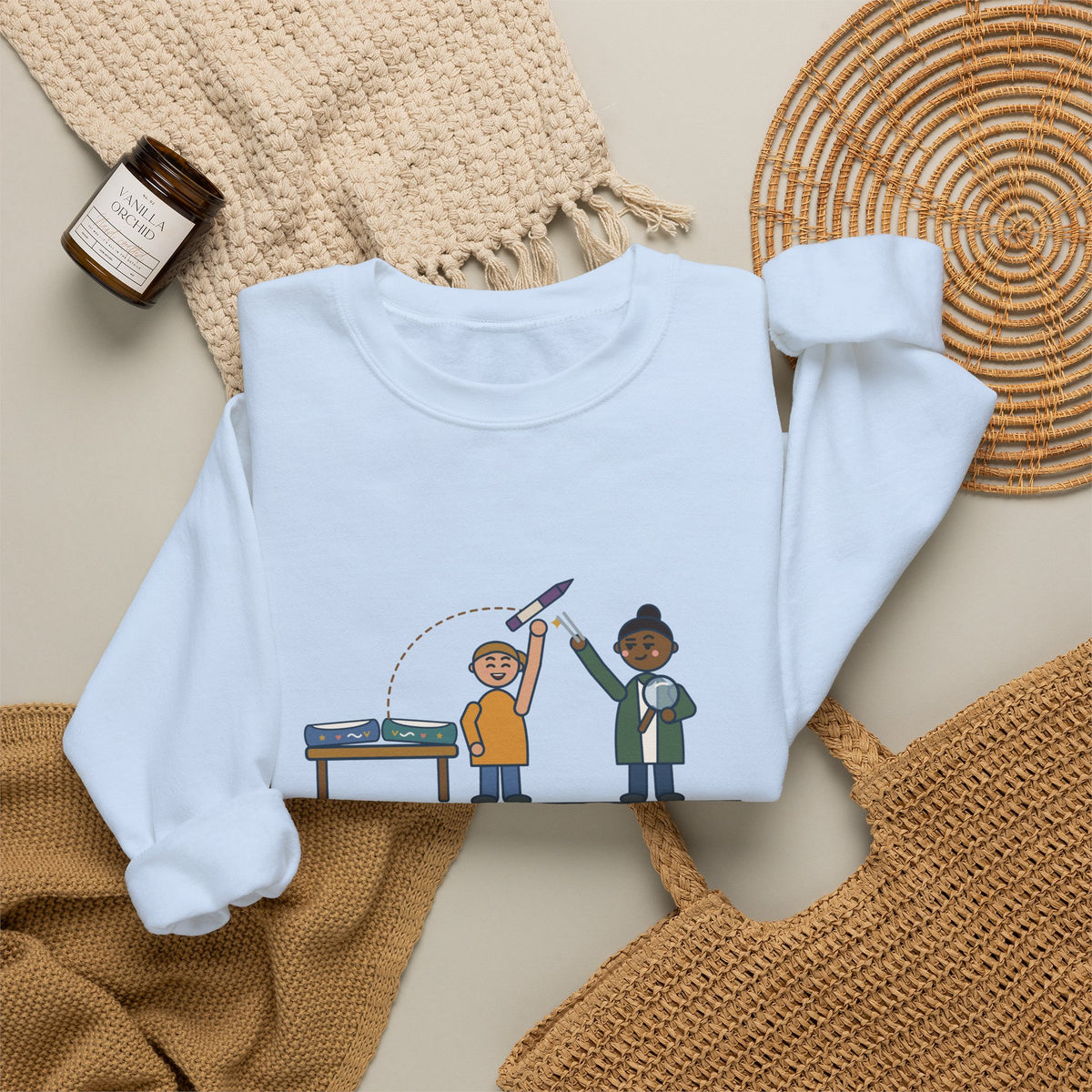 Cast Clinic Nurse Crewneck Sweatshirt - Missing Crayon Found Inside the Cast Nurse Gift