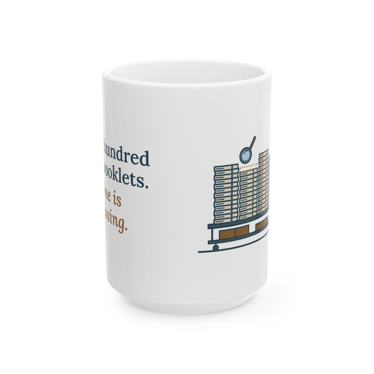 Large 15oz School Testing Coordinator Mug - One Missing Test Booklet Gift