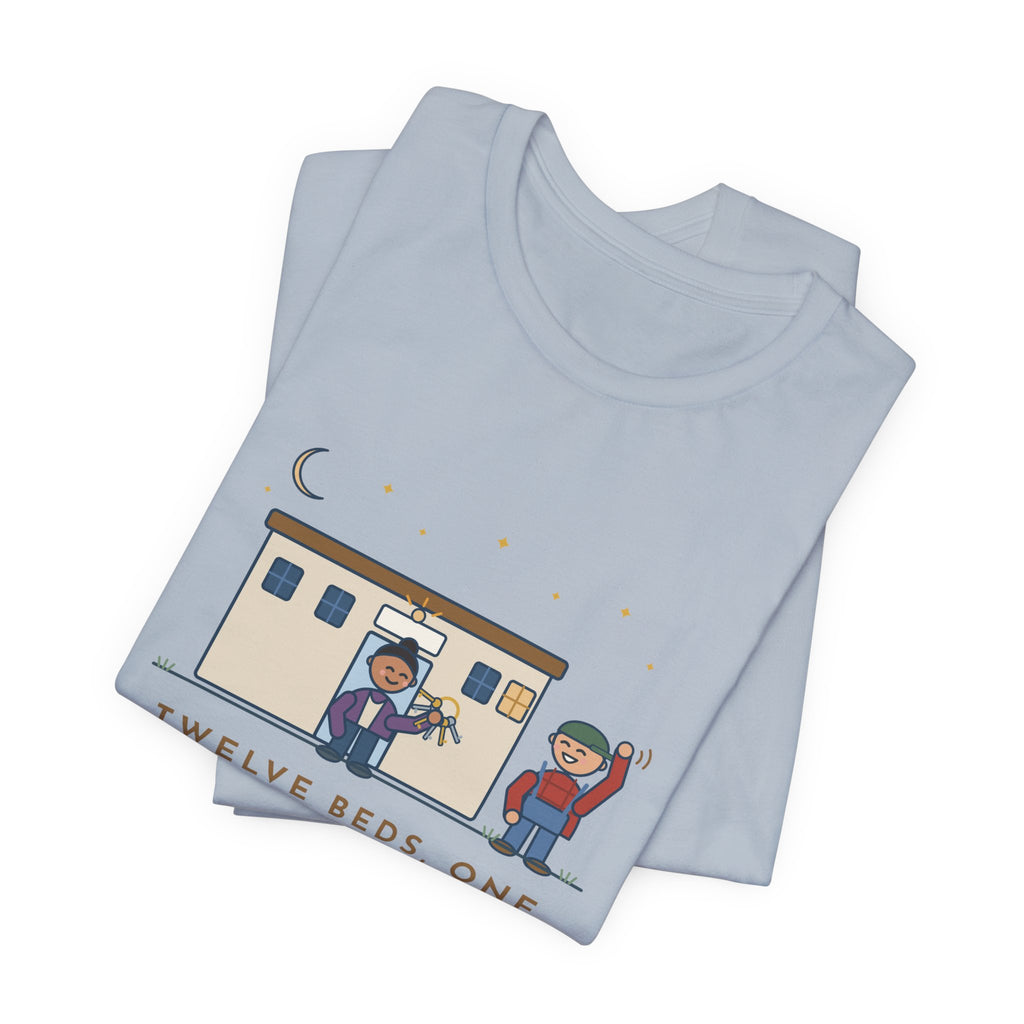 Critical Access Nurse T-Shirt - Twelve Beds, One Night Nurse. I Also Unlock the Front Door.