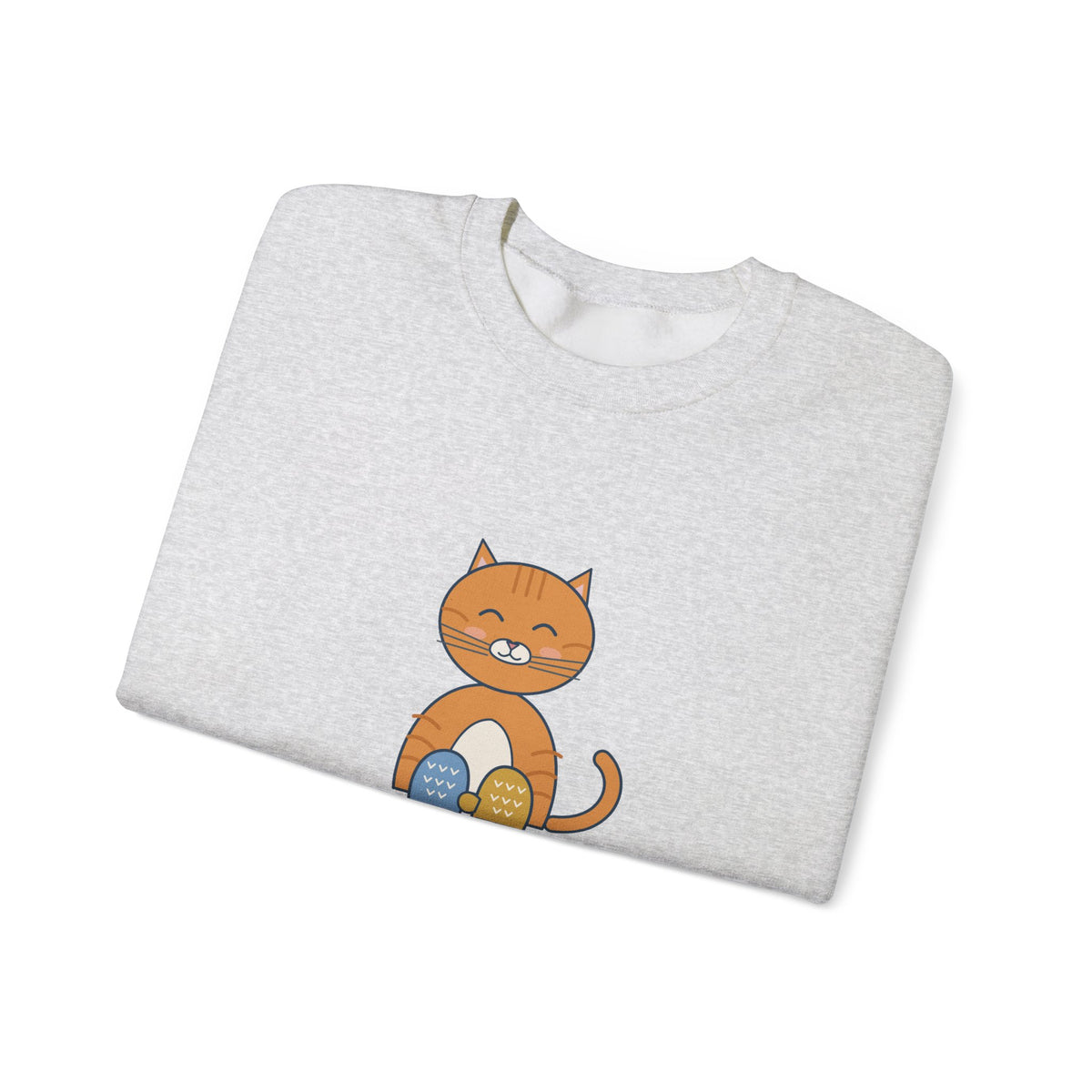 Polydactyl Cat Crewneck Sweatshirt - Born With Mittens Extra Toes Cat Gift