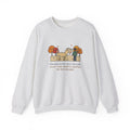 Wheaten Terrier Sweatshirt, Half the Park's Leaves in His Beard, Funny Autumn Walk Crewneck