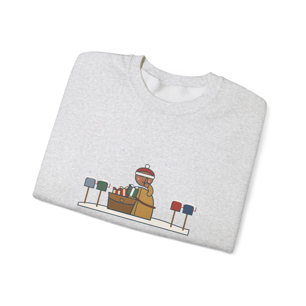 Mail Carrier Christmas Crewneck Sweatshirt - I Know Every Gift on Your List. I'm Not Telling