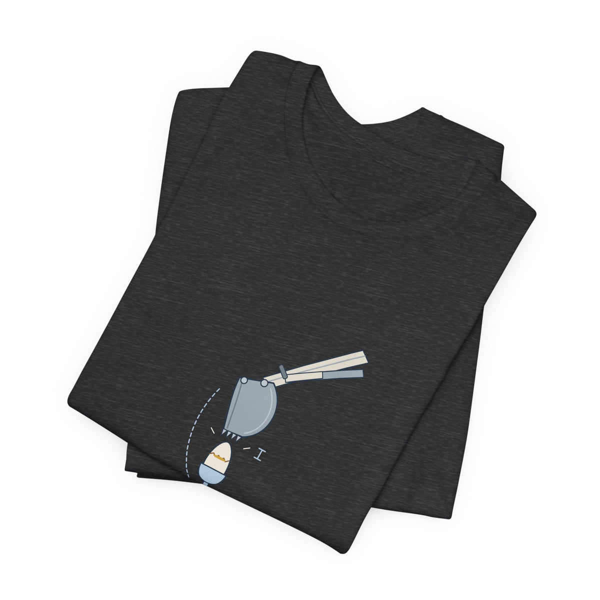 Heavy Equipment Operator T-Shirt - Gentle Enough to Crack an Egg With the Bucket