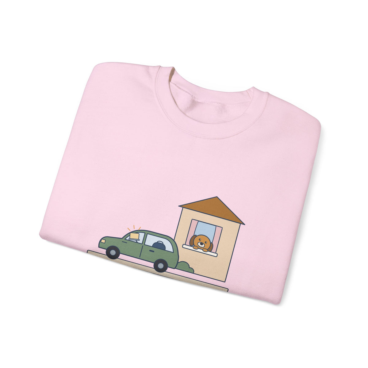 Home Health Nurse Crewneck Sweatshirt - Charting from the Driveway Visiting Nurse Gift