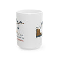 Large 15oz Birders Mug - Counting Juncos Until My Toes File a Complaint Winter Birding Mug