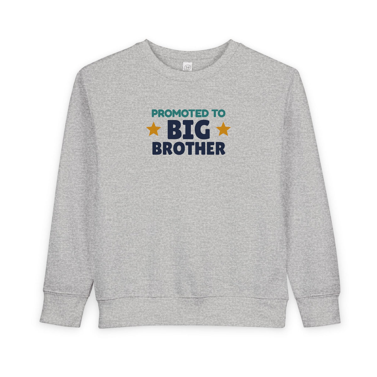 Promoted to Big Brother Toddler Sweatshirt, Sibling Reveal Crewneck