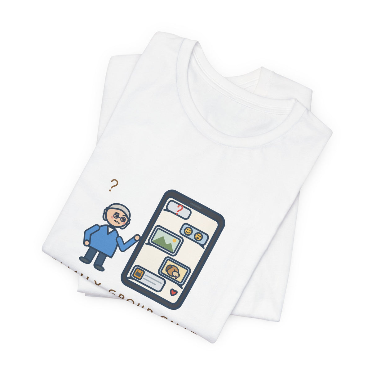 Funny Mom T-Shirt, Asked a Yes-or-No Question, Forty-Two Replies and Zero Answers, Phone Thread Tee