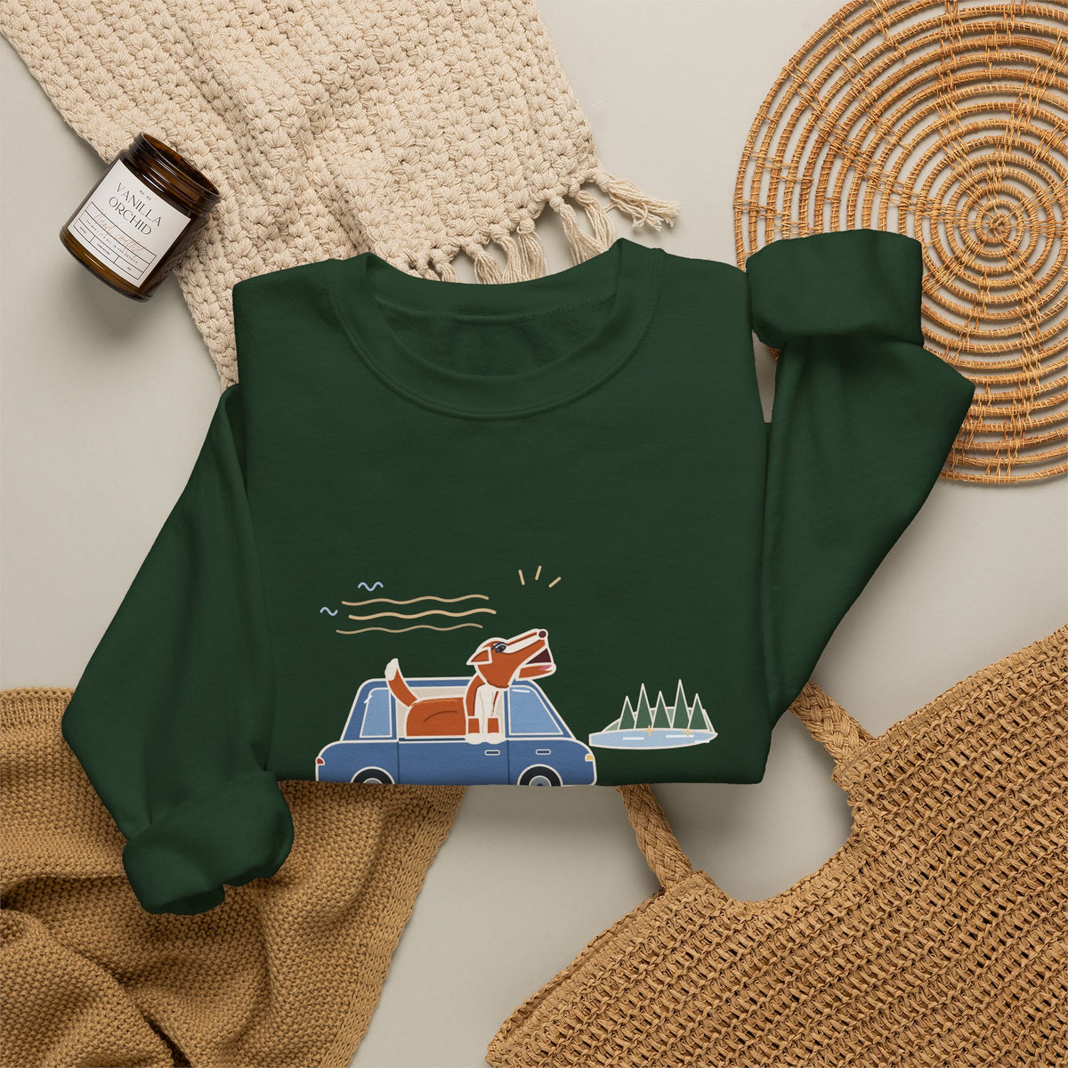 Nova Scotia Duck Tolling Retriever Crewneck Sweatshirt - Screamed the Whole Drive
