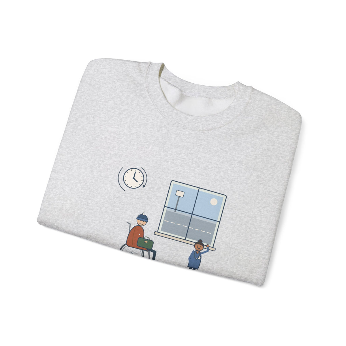 Med-Surg Nurse Crewneck Sweatshirt - The Discharge Is Done. The Ride Is On the Way