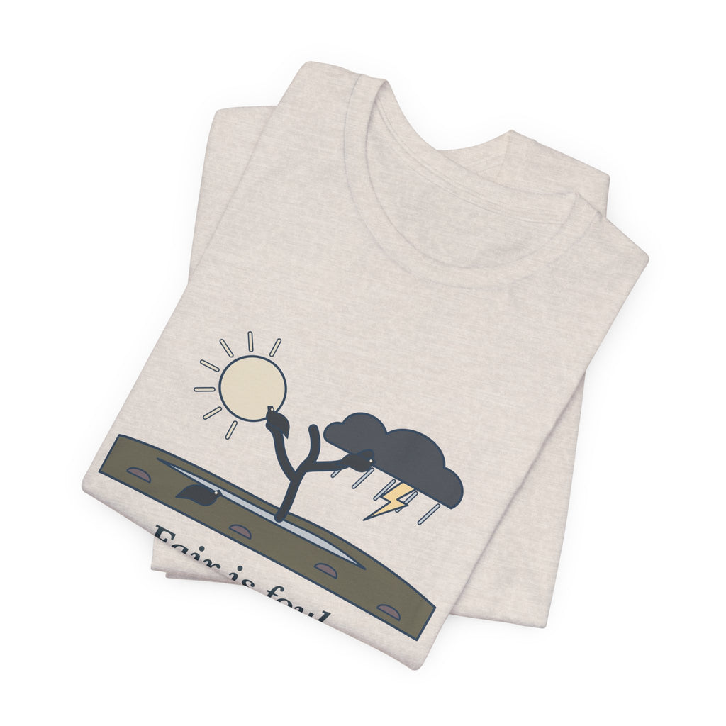Shakespeare Quote T-Shirt, Fair Is Foul and Foul Is Fair, Gothic Twisted Heath Tree Tee