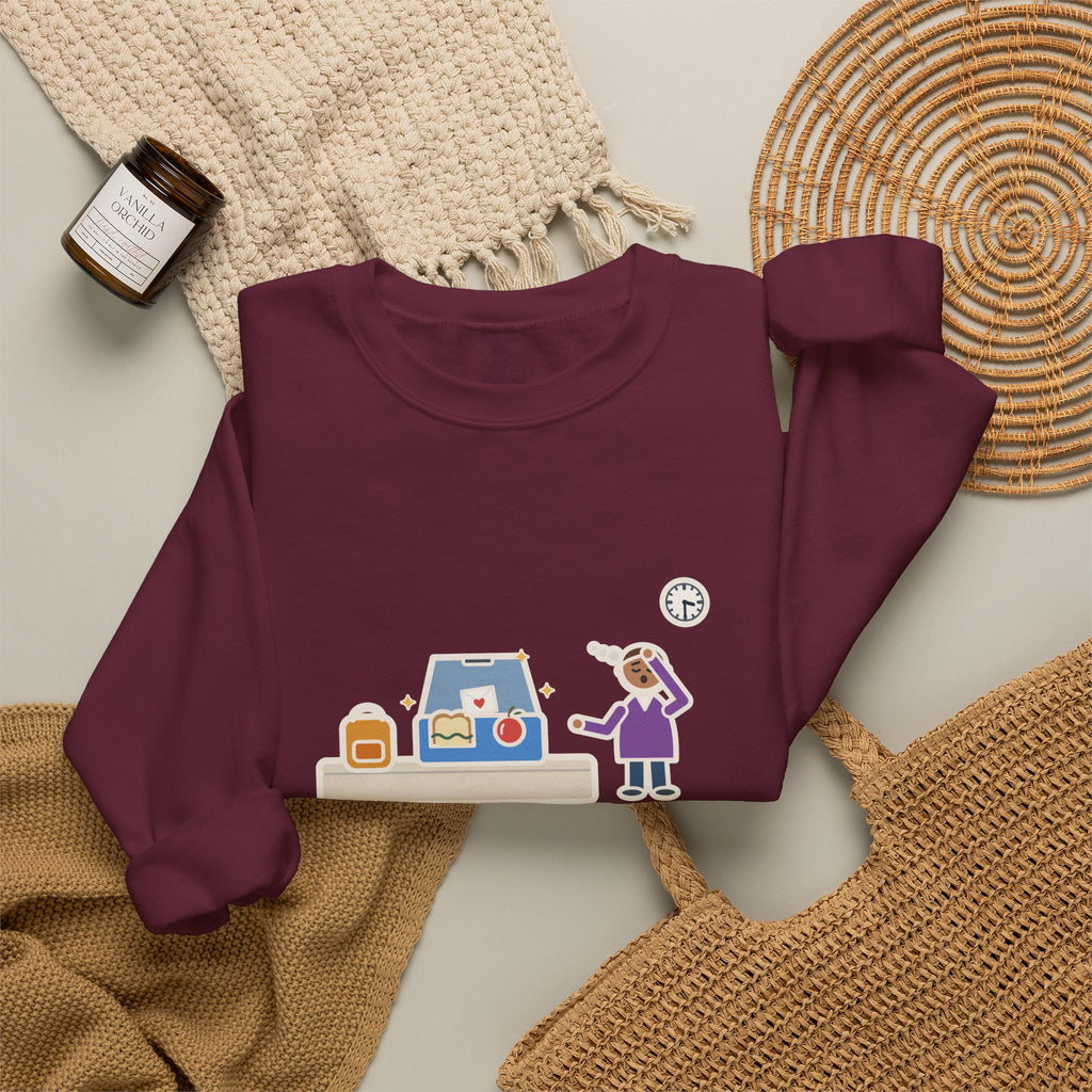 School Lunch Sweatshirt, Packed a Lunch with a Sweet Note, Both Came Home Untouched, Funny Lunchbox Return Crewneck