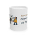 Bombay Cat Coffee Mug - Walks on a Leash, Judges Every Dog