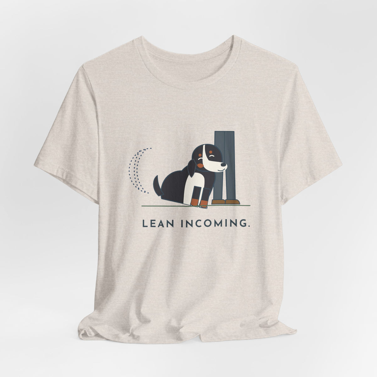 Bernese Mountain Dog T-Shirt - Lean Incoming Funny Berner Lean Tee