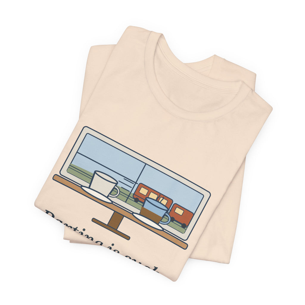 Shakespeare Quote T-Shirt, Parting Is Such Sweet Sorrow, Literary Cafe Window Tee